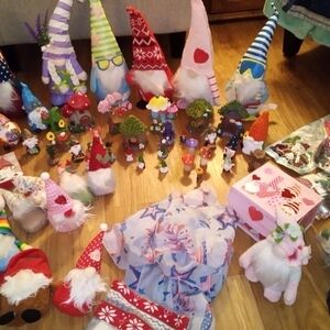 Over 60 Piece Gnome Collector Lot